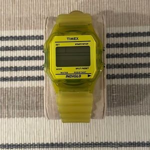 Neon yellow Timex watch